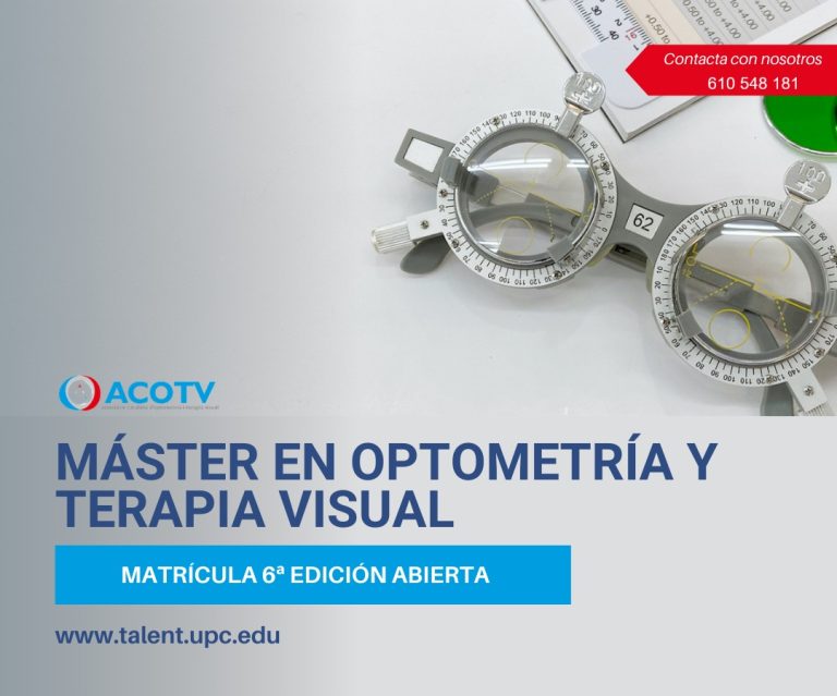 Lee más sobre el artículo ¡Impulsa tu carrera con el Máster en Optometría y Terapia Visual!