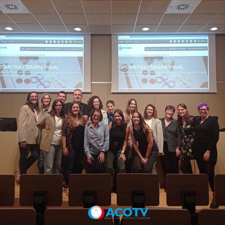 Més informació sobre l'article Finalitza la 4a edició del Màster en Optometria i Teràpia Visual (MOTV)