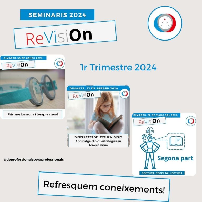 Més informació sobre l'article Primer trimestre del ReVisiOn 2024